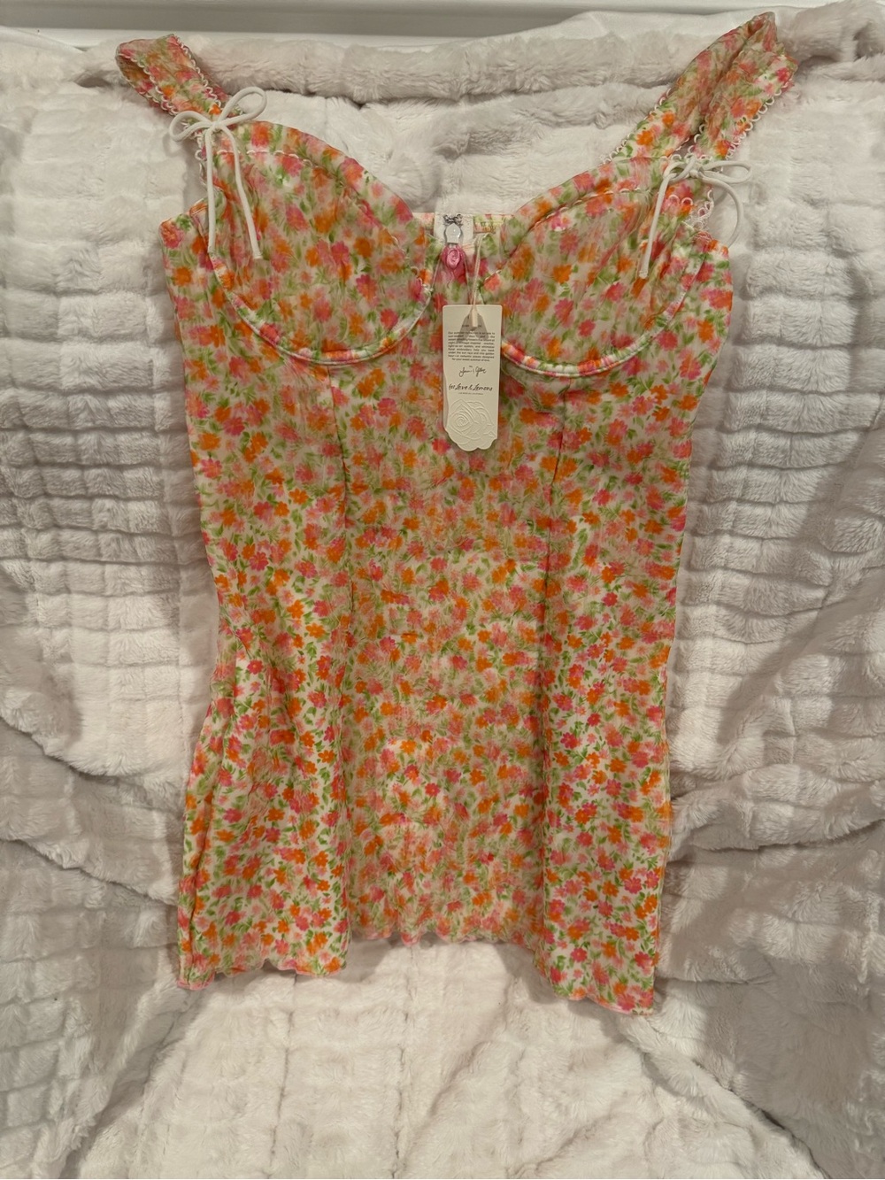 New For Love & Lemons Mini Dress Size Medium